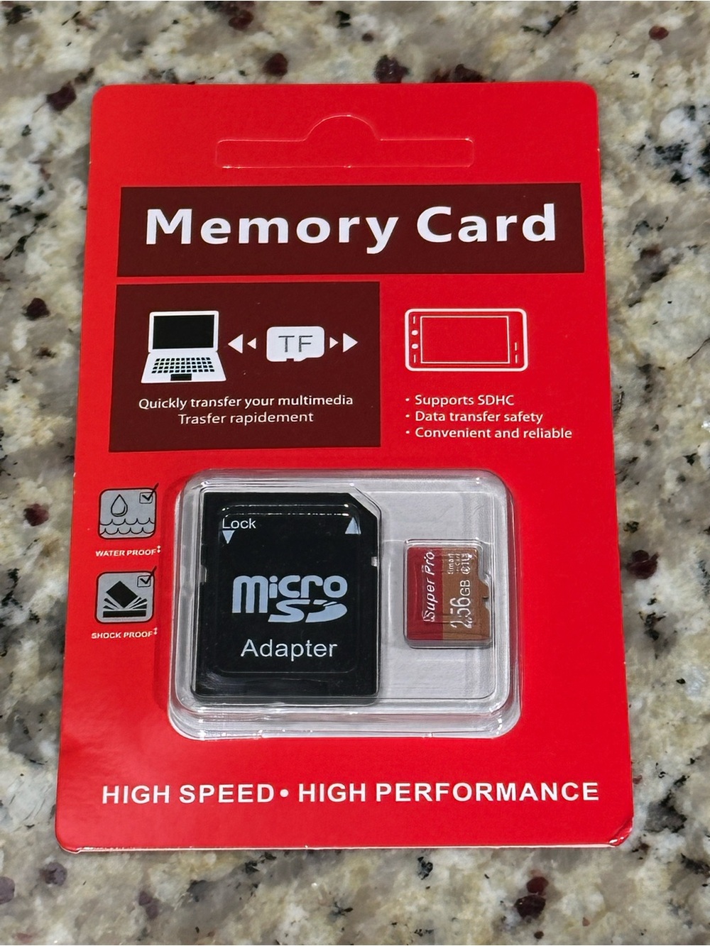 256GB TF Memory Cards (with Adapter)